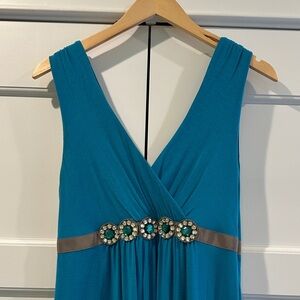 Boden Teal Sleeveless Dress